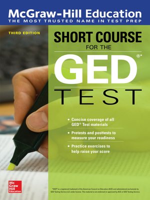 cover image of McGraw-Hill Education Short Course for the GED Test